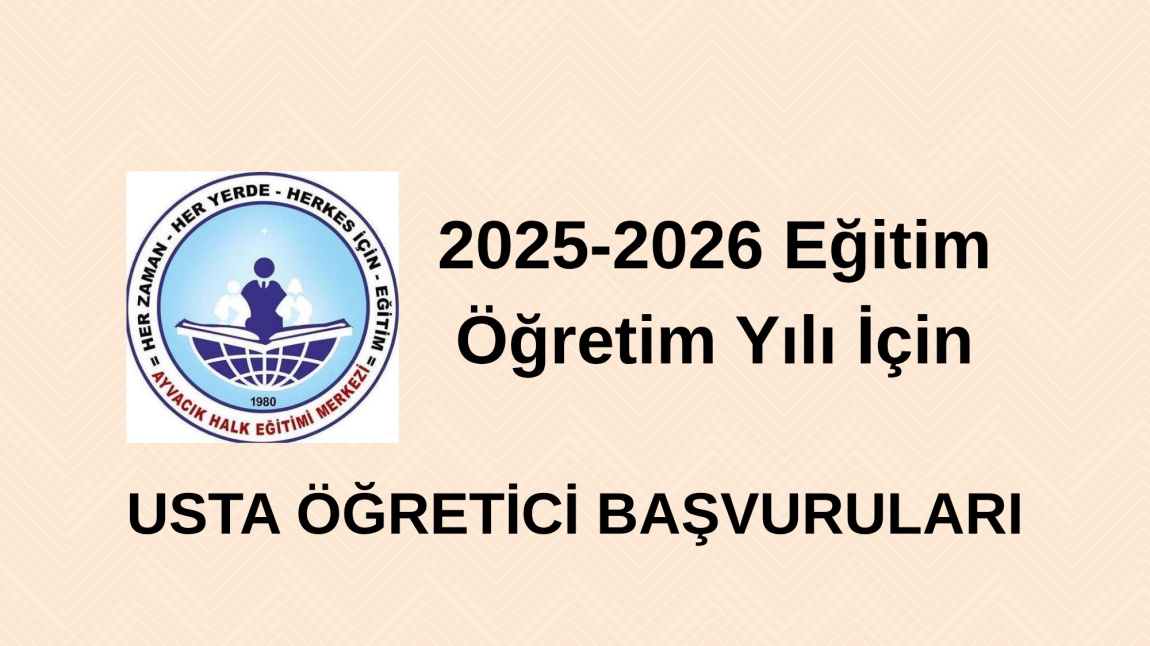 USTA ÖĞRETİCİ BAŞVURULARI